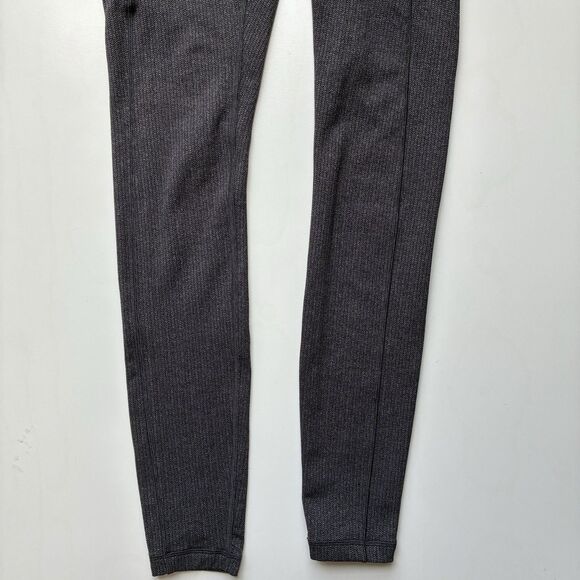 Lululemon Speed Up Tight Power Luxtreme Variegated Knit Heathered Black Size 4 - Picture 5 of 13